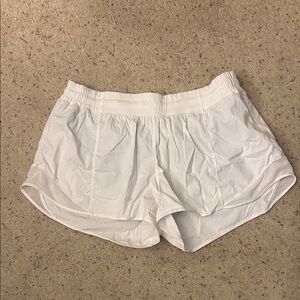 Lululemon White Fast & Free NWOT Shorts